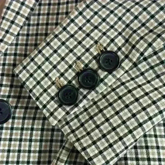 Joie “Martia C” Blazer In Camel Multi Check Size 2 New Without Tags! - Picture 11 of 12